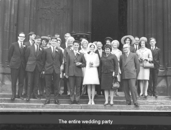 Entire wedding party
