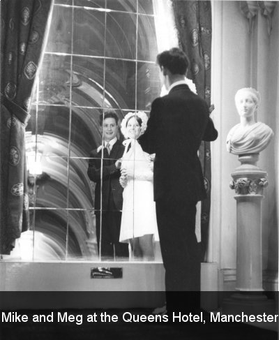 Mike and Meg at the Queens Hotel, Manchester